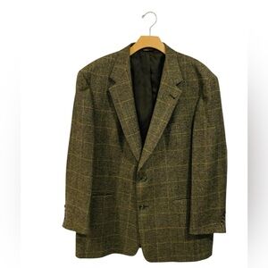 Austin Reed Plaid Tweed Wool Blazer /Sport Coat 44R